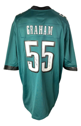 Brandon Graham Signed Philadelphia Eagles Nike Game Jersey SB LII Champs BAS ITP