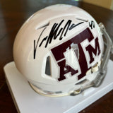 Von Miller Autographed Signed Texas ATM Aggies Mini Helmet Beckett Broncos