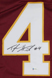 Taylor Heinicke Signed Washington Redskins Jersey (Beckett) 2022 Starting Q.B.