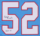 Robert Brazile Signed Houston Oilers Jersey Inscribed "HOF 18" (JSA COA)