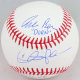 Charlie Sheen, Corbin Bernsen, Tom Berenger Autographed Rawlings OML Baseball