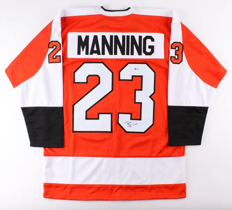 Brandon Manning Signed Flyers Jersey (Beckett COA) Playing career 2011-present