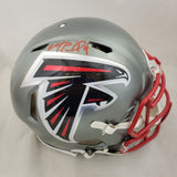 MICHAEL PENIX JR SIGNED FALCONS F/S FLASH SPEED AUTHENTIC HELMET BECKETT QR