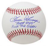 Goose Gossage Signed OML Baseball Insd "Trump 2024" & "F**k Joe Biden" (Beckett)