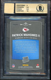 2017 Donruss Optic Rated Rookie Holo Patrick Mahomes BGS 9.5/10 Auto GEM MINT