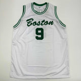 Autographed/Signed Derrick White Boston White Basketball Jersey Beckett BAS COA