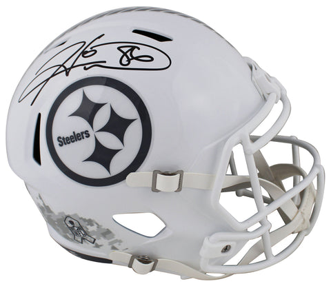 Steelers Hines Ward Signed STS III Full Size Speed Rep Helmet BAS Witnessed