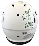 Eagles QBs (5) McNabb, Jaworski, +3 Signed Lunar F/S Speed Proline Helmet BAS