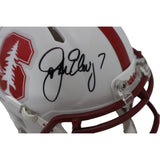 John Elway John Lynch James Lofton Autographed Stanford Mini Helmet BAS 47560