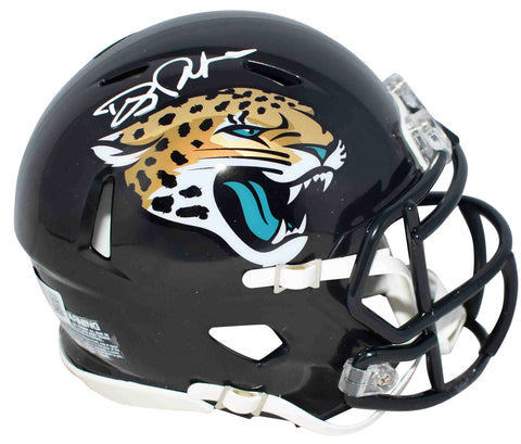 DOUG PEDERSON AUTOGRAPHED JACKSONVILLE JAGUARS SPEED MINI HELMET BECKETT