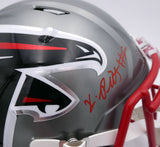 Kyle Pitts Auto Falcons Flash Full Size Helmet (Decal Bubble) Beckett WL43913