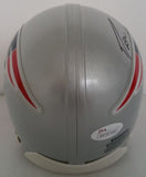 Dion Lewis Signed Patriots Mini Helmet with Visor (JSA) Super Bowl champion SBXL