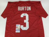 Jermaine Burton Signed Alabama Crimson Tide Jersey (JSA COA) Bengals Receiver