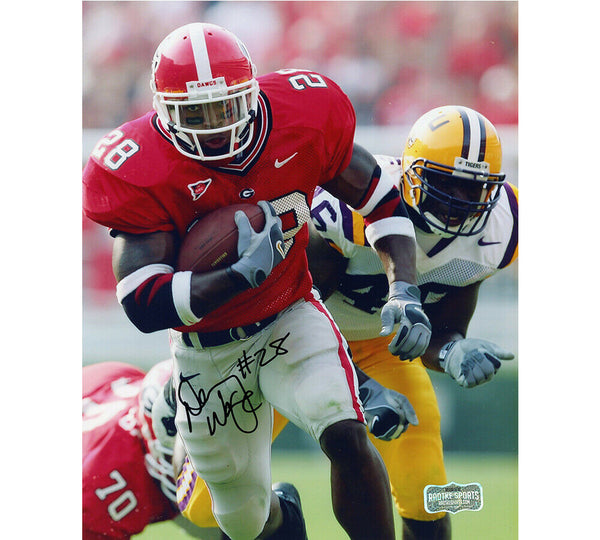 Danny Ware Signed Georgia Bulldogs Unframed 8x10 NCAA Photo - Red Jersey