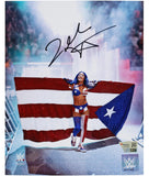 Zelina Vega Autographed 2023 Backlash Flag Entrance WWE 8" x 10" Photo Fanatics