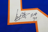 Denis Potvin Signed New York Islanders Home Jersey Inscribed "HOF 91" (JSA COA)