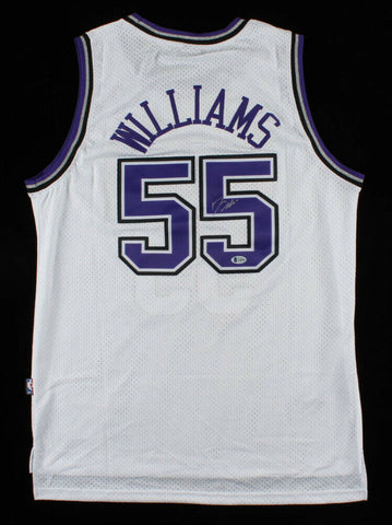 Jason Williams Signed Sac Kings Custom Jersey Inscribed Go Kings (Beckett COA)