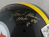 Ham Lambert Russell Signed Pittsburgh Steelers F/S Helmet w/2 Insc- JSA W *Gold