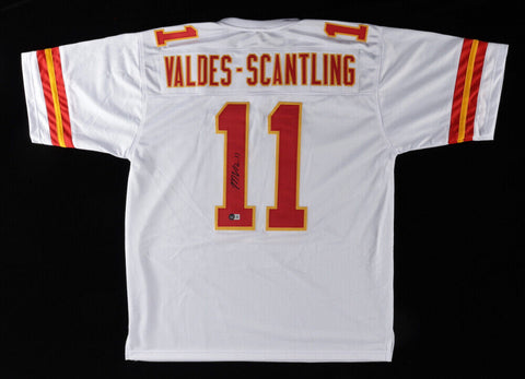 Marquez Valdes-Scantling Signed Kansas City Chief Jersey (Beckett) 2018 Drft Pck