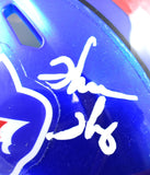 Jim Kelly Thurman Thomas Signed Bills Flash Speed Mini Helmet-Beckett W Hologram