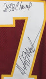 Dexter Manley Autographed/Inscribed Custom Football Jersey Redskins JSA 177243