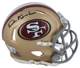 49ers Dre Greenlaw Authentic Signed Speed Mini Helmet w/ Case BAS Witnessed