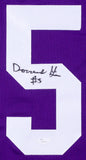 Derrius Guice Signed LSU Tigers Jersey (JSA COA) Redskins Rookie Running Back