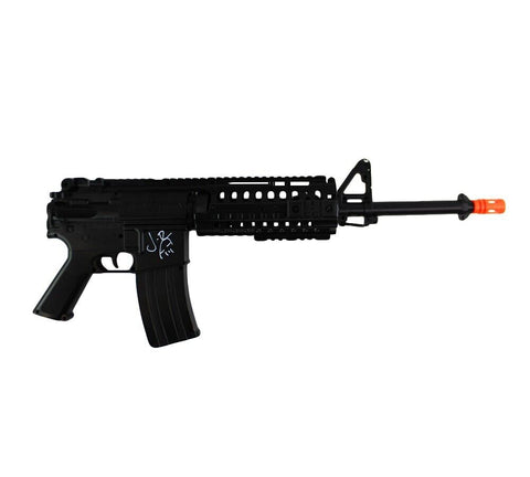 Jon Bernthal Signed Airsoft Assault Rifle with Punisher Skull Inscription