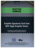 2024 Topps Graphite Tennis Signatures Martina Hingis Auto Refractor #GS-MHS