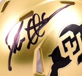 Deion Sanders Autographed Colorado Buffaloes Speed Mini Helmet-Beckett W Holo