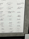 Opus Super Bowl XL MVP Signature Page Custom Framed to 27x27 JSA