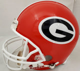 HERSCHEL WALKER AUTOGRAPHED GEORGIA RED FULL SIZE AUTH HELMET BECKETT 185882