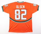 Greg Olsen Signed Miami Hurricanes Jersey (JSA COA) Bears & Panthers Tight End