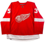 MORITZ SEIDER Autographed 2022 Calder Red Wings Authentic Adidas Jersey FANATICS