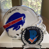 MICHAH HYDE SIGNED AUTOGRAPHED BUFFALO BILLS MINI HELMET BECKETT