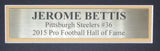 Jerome Bettis HOF Signed/Auto Pittsburgh Steelers Jersey Framed Beckett 192035