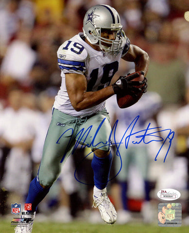 Miles Austin Autographed/Signed Dallas Cowboys 8x10 Photo JSA 48320