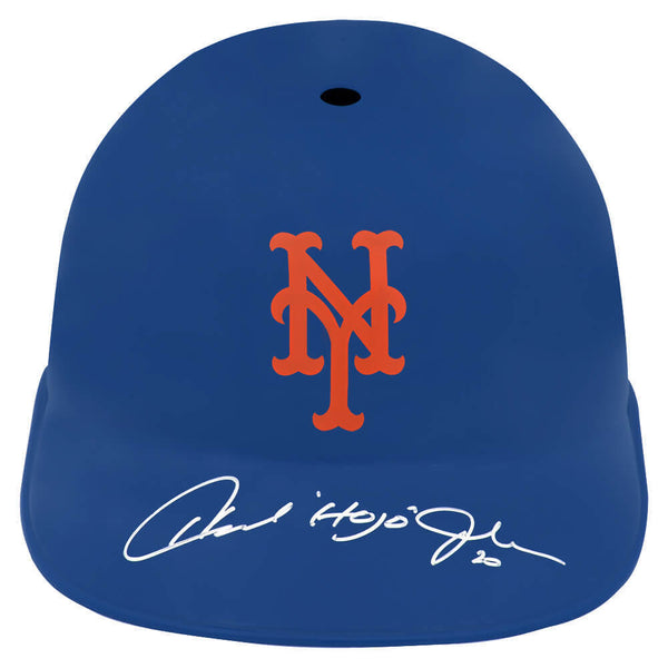 Howard Johnson Signed Mets Souvenir Replica Batting Helmet w/Hojo (SCHWARTZ COA)