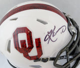 Kyler Murray Signed OU Sooners Bring the Wood Speed Mini Helmet- Beckett Auth