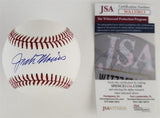 Jack Morris Signed OML Baseball (JSA COA) Tigers, Twins, Blue Jays / HOF 2018