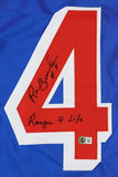 Ron Greschner Signed New York Rangers Jersey Inscribed "Ranger 4 Life" (Beckett)