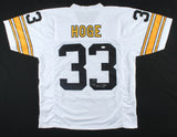 Merril Hoge Signed Steelers Jersey (JSA COA) Pittsburgh Running back 1987-1994