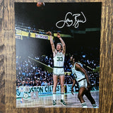 LARRY BIRD AUTOGRAPHED SIGNED BOSTON CELTICS 8x10 PHOTOGRAPH BECKETT PHOTO