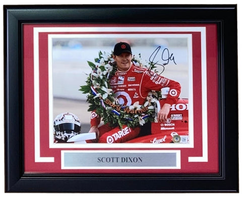 Scott Dixon Signed Framed 8x10 IndyCar Series Photo BAS