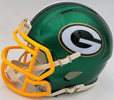 DAVANTE ADAMS AUTOGRAPHED PACKERS FLASH SPEED MINI HELMET BECKETT QR 201215