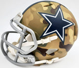 HERSCHEL WALKER AUTOGRAPHED DALLAS COWBOYS CAMO SPEED MINI HELMET BECKETT 185954