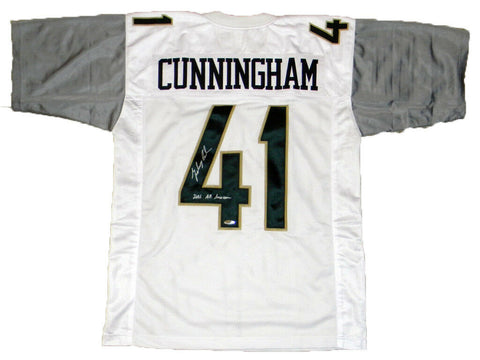 ZACH CUNNINGHAM AUTOGRAPHED SIGNED VANDERBILT #41 WHITE JERSEY TRISTAR