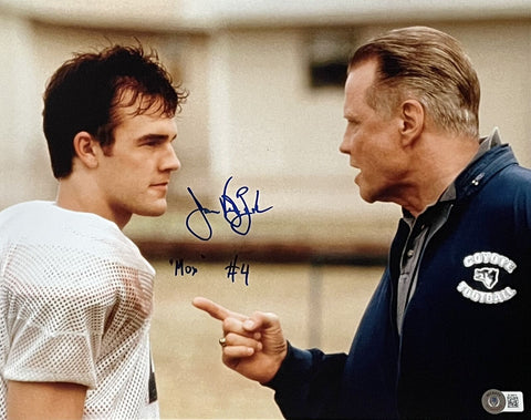 James Van Der Beek Autographed/Signed Varsity Blues 11x14 Photo Beckett 46788