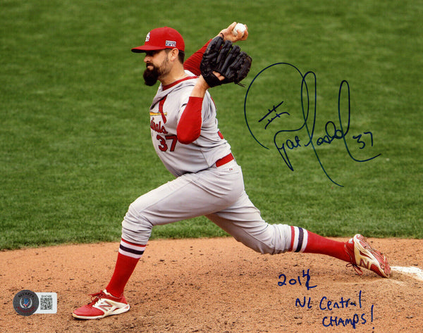 Pat Neshek Signed St Louis Cardinals 8x10 Photo Champs As Is Beckett 46306