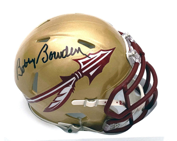 Bobby Bowden Autographed Florida State Seminoles Mini Helmet Beckett Witnessed